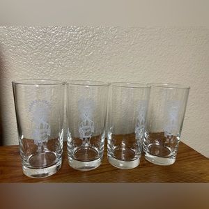 Aztec vintage tall glasses set of 4